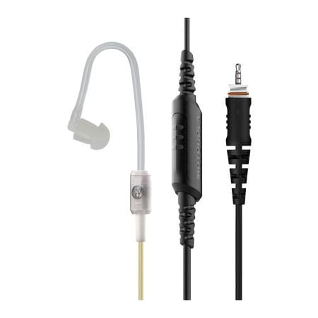 Motorola Motorola CLPe Surveillance Earpiece w/Inline PTT & Mic for use w/CLP1010e & CLP1080e Portable Radios PMLN8190